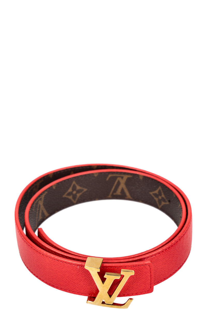 LOUIS VUITTON Initiales Reversible Belt MNG Red AWE - Image 7