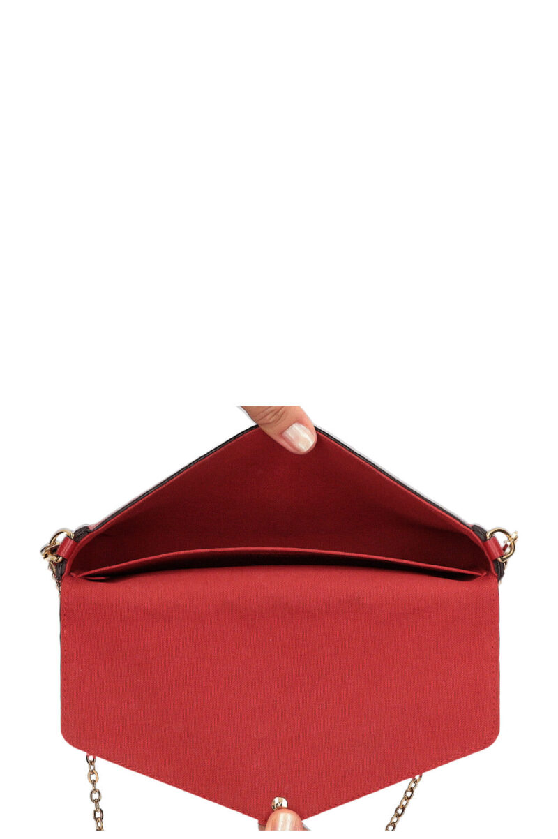 LOUIS VUITTON Felicie Pochette MNG Empreinte Red AWE - Image 10