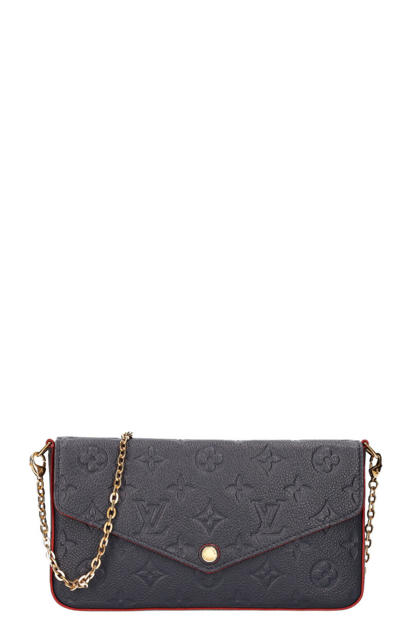 LOUIS VUITTON Felicie Pochette MNG Empreinte Navy AWE - Image 11
