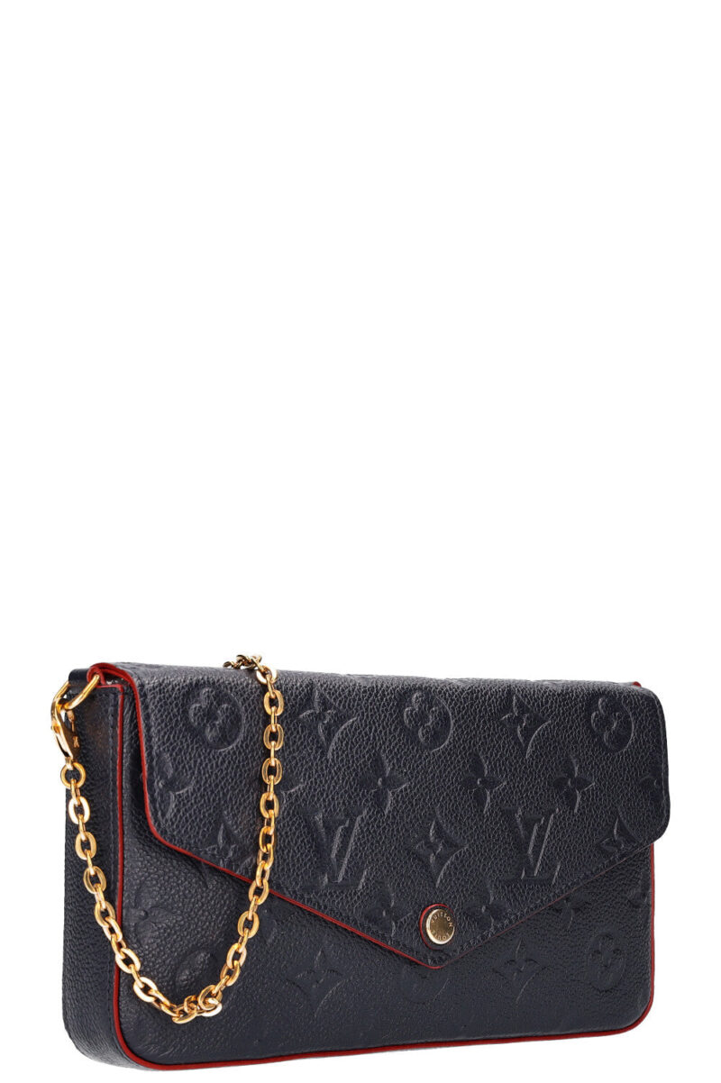 LOUIS VUITTON Felicie Pochette MNG Empreinte Navy AWE - Image 3