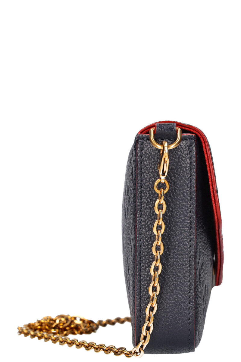 LOUIS VUITTON Felicie Pochette MNG Empreinte Navy AWE - Image 4
