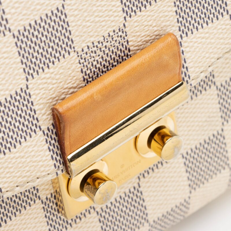 Louis Vuitton Damier Azur Croisette Shoulder Bag (SHF-23451) AWE - Image 8