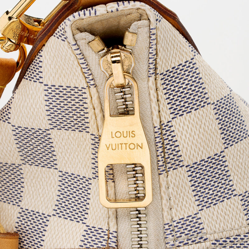 Louis Vuitton Damier Azur Evora MM Tote (SHF-19034) AWE - Image 9