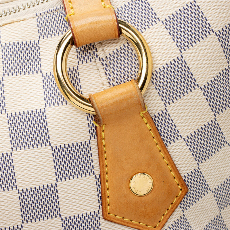 Louis Vuitton Damier Azur Evora MM Tote (SHF-19034) AWE - Image 19