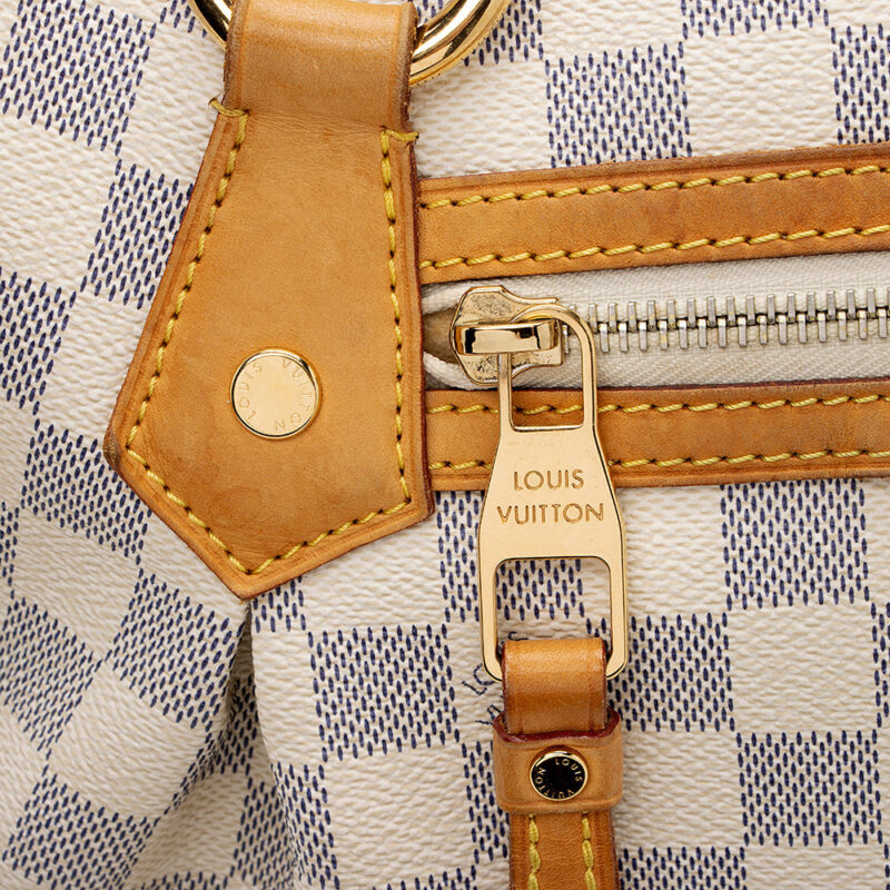 Louis Vuitton Damier Azur Evora MM Tote (SHF-19034) AWE - Image 13