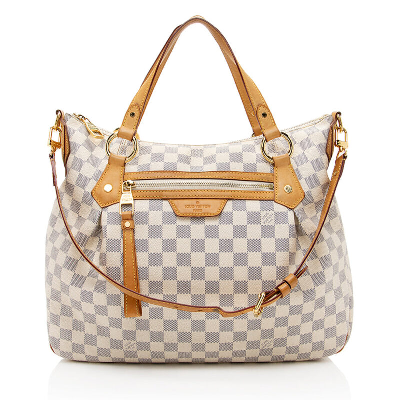 Louis Vuitton Damier Azur Evora MM Tote (SHF-19034) AWE - Image 20