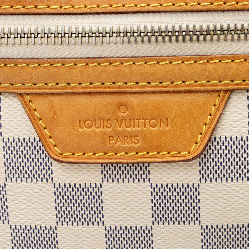 Louis Vuitton Damier Azur Evora MM Tote (SHF-19034) AWE - Image 8