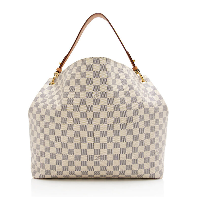 Louis Vuitton Damier Azur Graceful MM Hobo (SHF-q1zhQp) AWE - Image 2