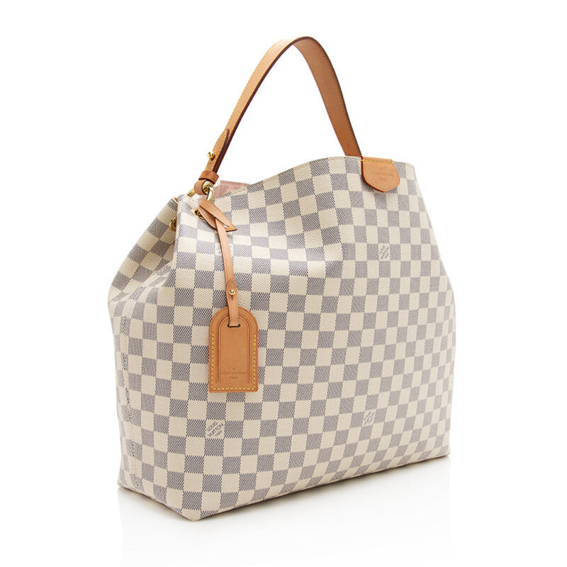 Louis Vuitton Damier Azur Graceful MM Hobo (SHF-q1zhQp) AWE
