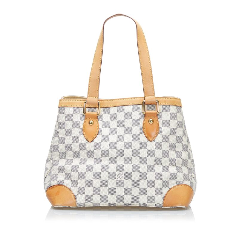 Louis Vuitton Damier Azur Hampstead PM (SHG-36618) AWE - Image 2