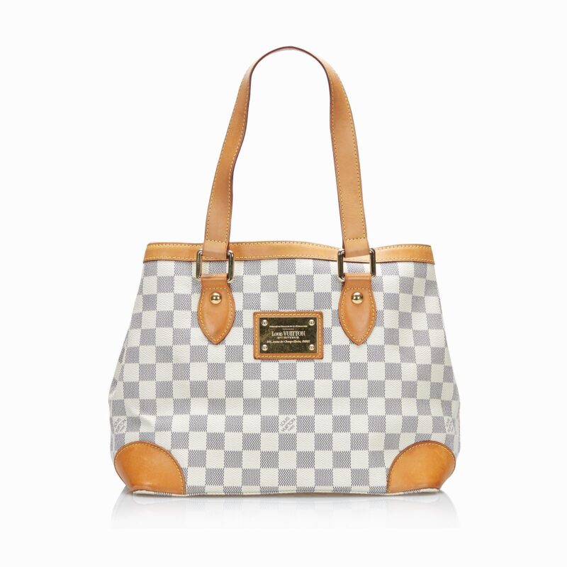 Louis Vuitton Damier Azur Hampstead PM (SHG-37862) AWE - Image 14