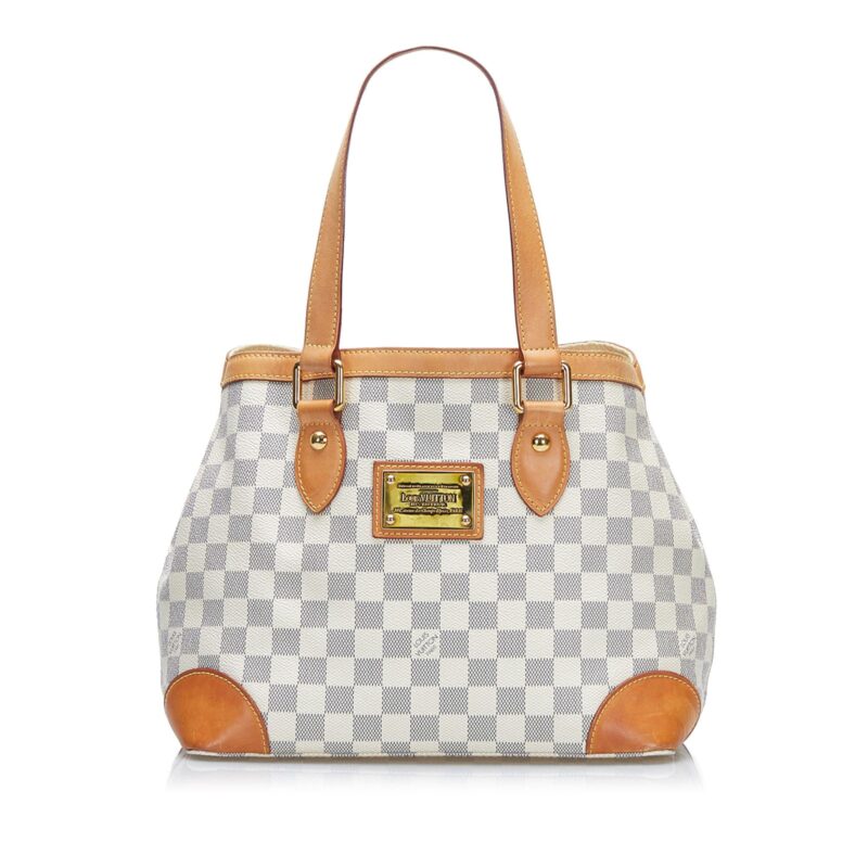 Louis Vuitton Damier Azur Hampstead PM (SHG-1sdDw7) AWE - Image 12