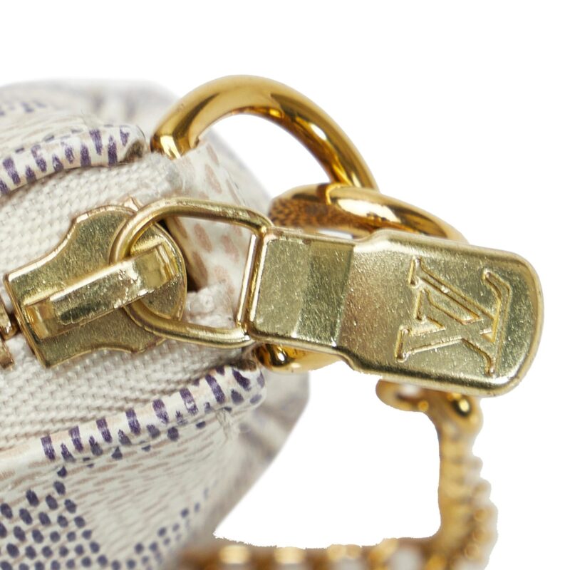 Louis Vuitton Damier Azur Mini Pochette Accessoires (SHG-1sdvQ6) AWE - Image 8