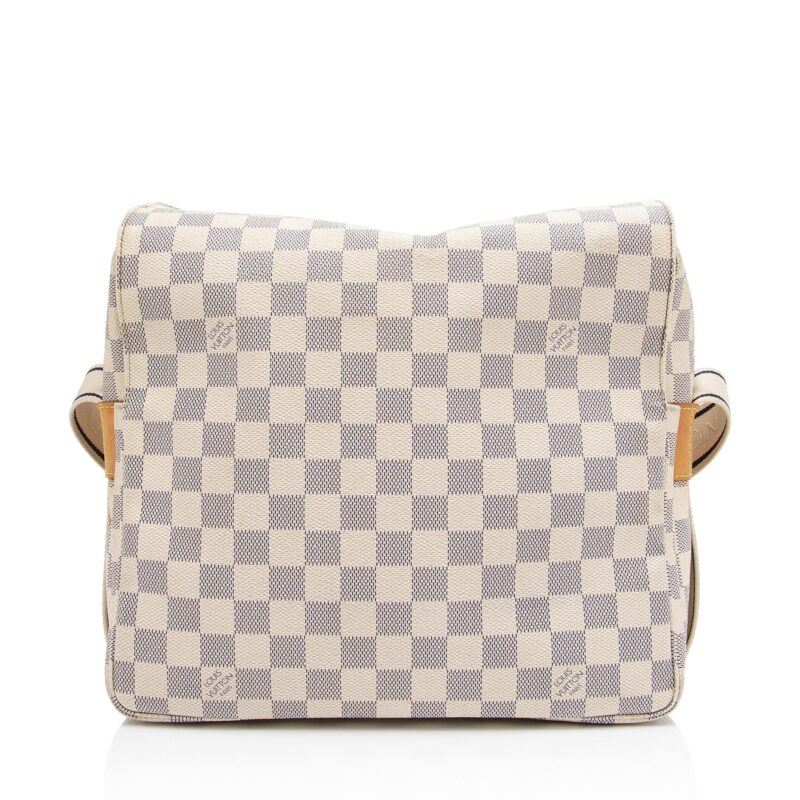 Louis Vuitton Damier Azur Naviglio Messenger Bag (SHF-FfGlsH) AWE - Image 2