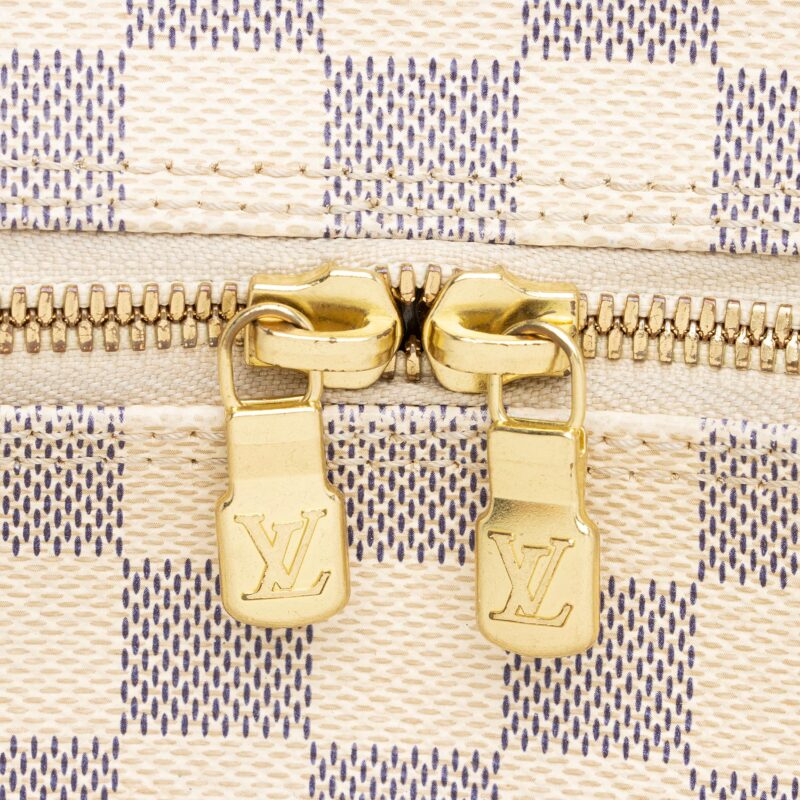 Louis Vuitton Damier Azur Naviglio Messenger Bag (SHF-FfGlsH) AWE - Image 9