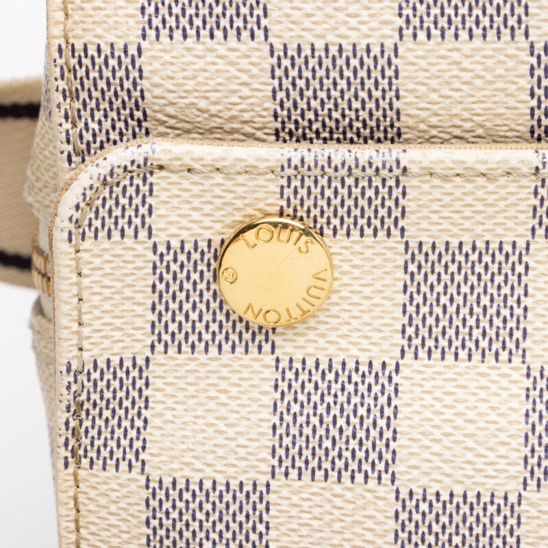 Louis Vuitton Damier Azur Naviglio Messenger Bag (SHF-FfGlsH) AWE - Image 10