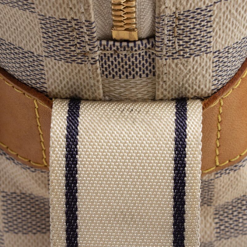 Louis Vuitton Damier Azur Naviglio Messenger Bag (SHF-FfGlsH) AWE - Image 13
