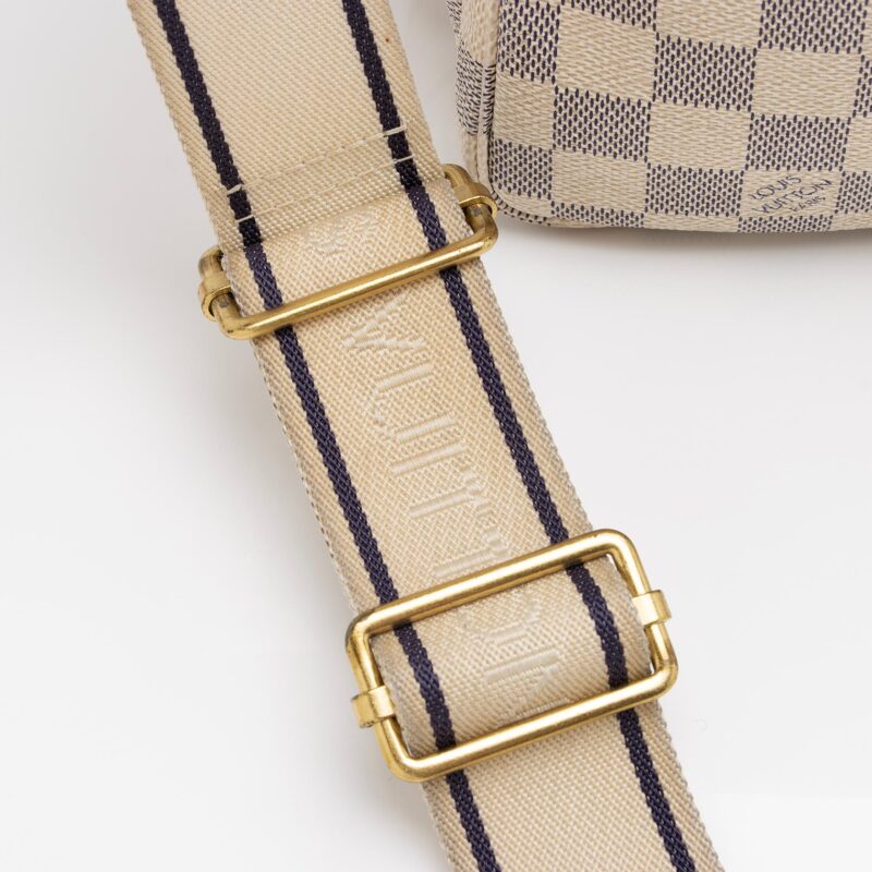 Louis Vuitton Damier Azur Naviglio Messenger Bag (SHF-FfGlsH) AWE - Image 15