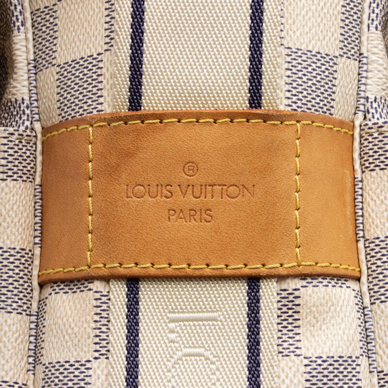 Louis Vuitton Damier Azur Naviglio Messenger Bag (SHF-FfGlsH) AWE - Image 8