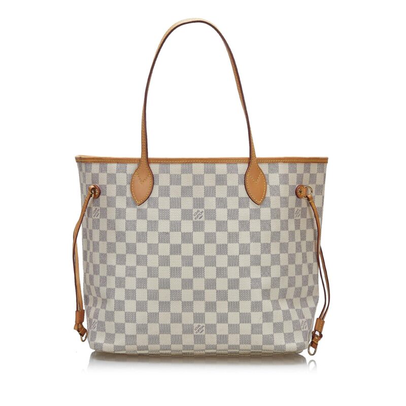 Louis Vuitton Damier Azur Neverfull MM (SHG-37164) AWE - Image 2