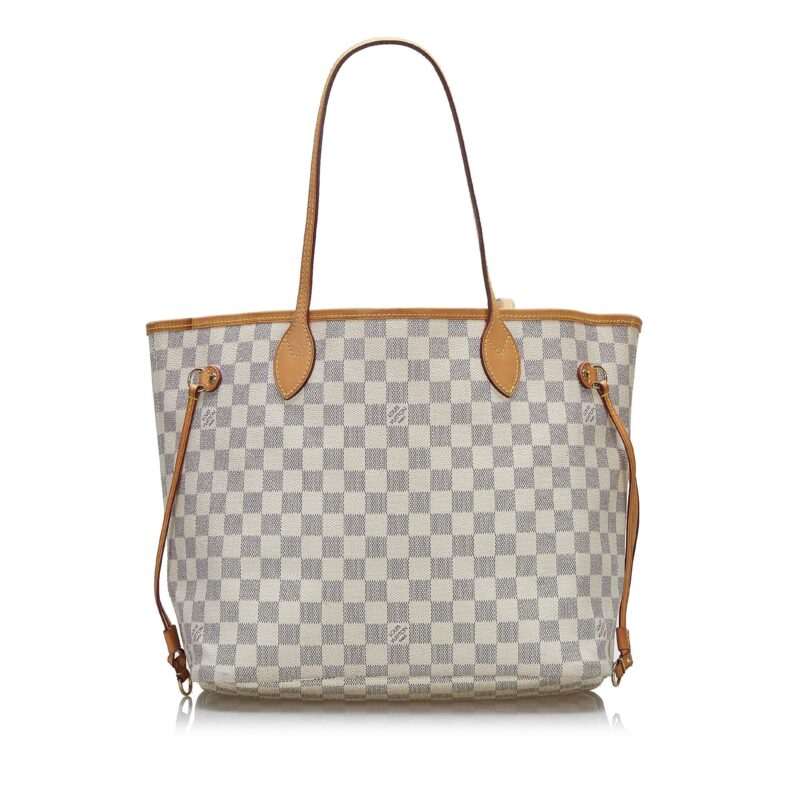 Louis Vuitton Damier Azur Neverfull MM (SHG-37164) AWE - Image 9