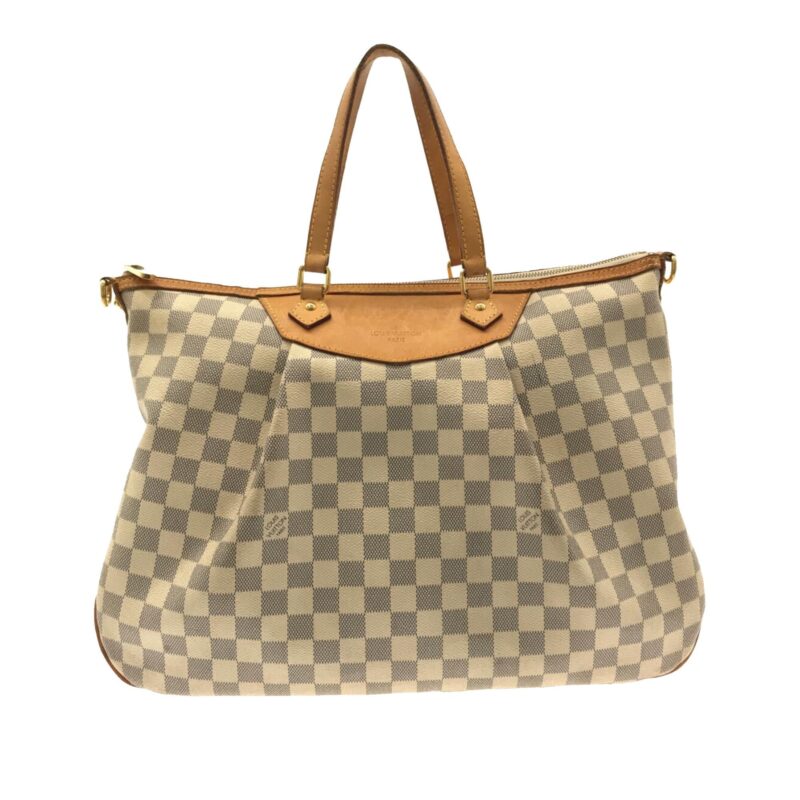 Louis Vuitton Damier Azur Siracusa GM (SHG-JVhaxK) AWE - Image 2