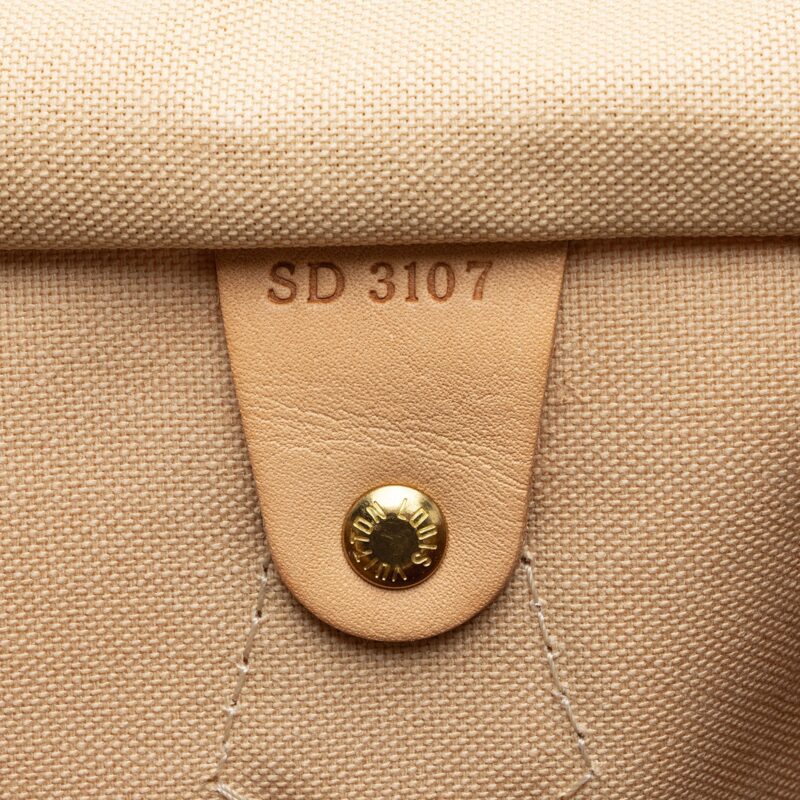 Louis Vuitton Damier Azur Speedy 35 Satchel (SHF-Sjma9Y) AWE - Image 5