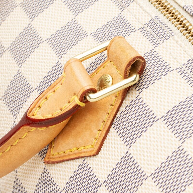 Louis Vuitton Damier Azur Speedy 35 Satchel (SHF-Sjma9Y) AWE - Image 14