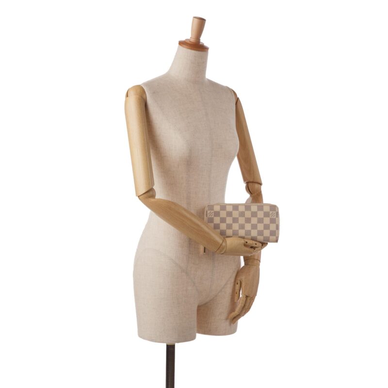 Louis Vuitton Damier Azur Zippy Wallet (SHG-01bSvX) AWE - Image 13