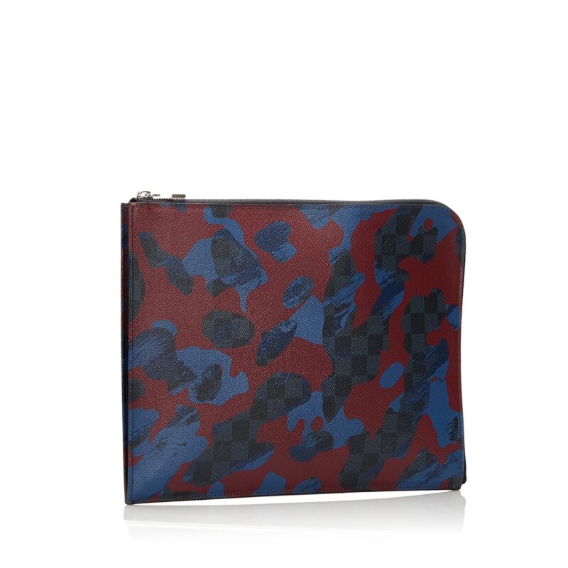 Louis Vuitton Damier Cobalt Camouflage Pochette Jour GM (SHG-36886) AWE