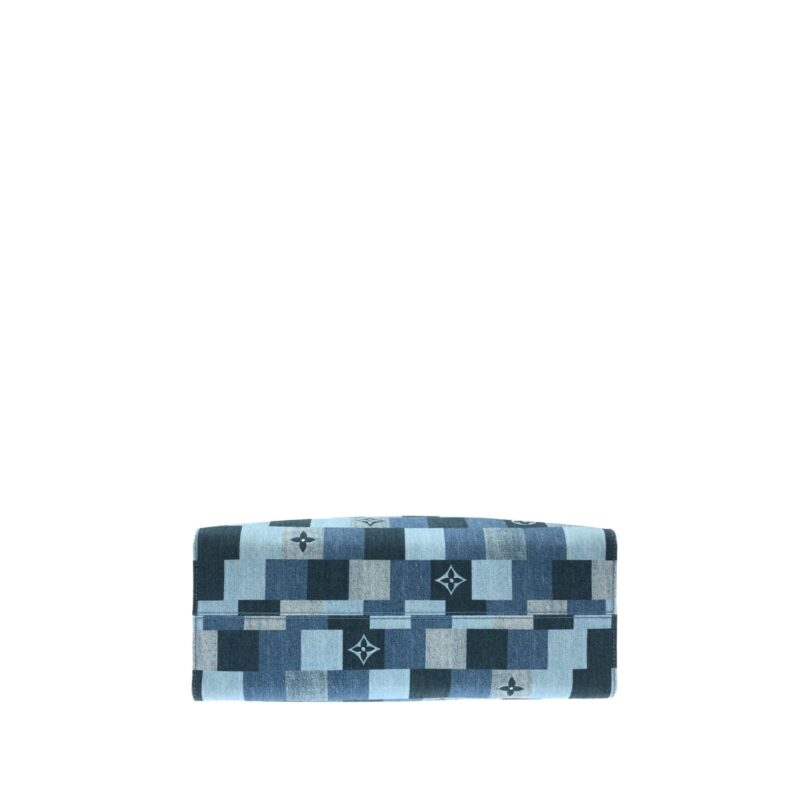 Louis Vuitton Damier Denim Onthego GM (SHG-Dva1Zr) AWE - Image 3