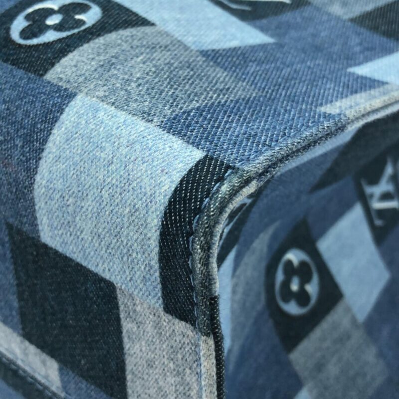 Louis Vuitton Damier Denim Onthego GM (SHG-Dva1Zr) AWE - Image 10