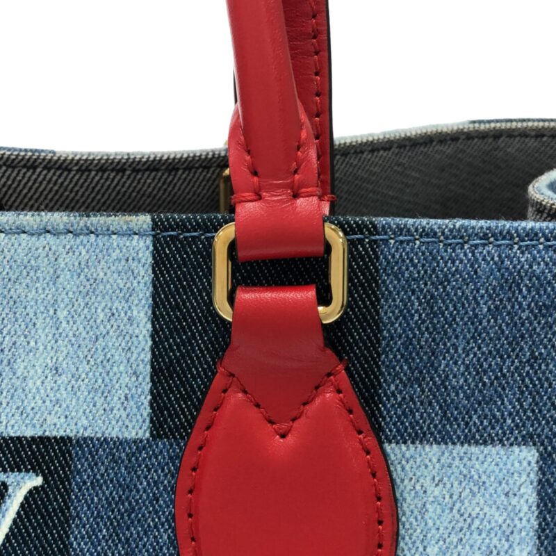 Louis Vuitton Damier Denim Onthego GM (SHG-Dva1Zr) AWE - Image 12