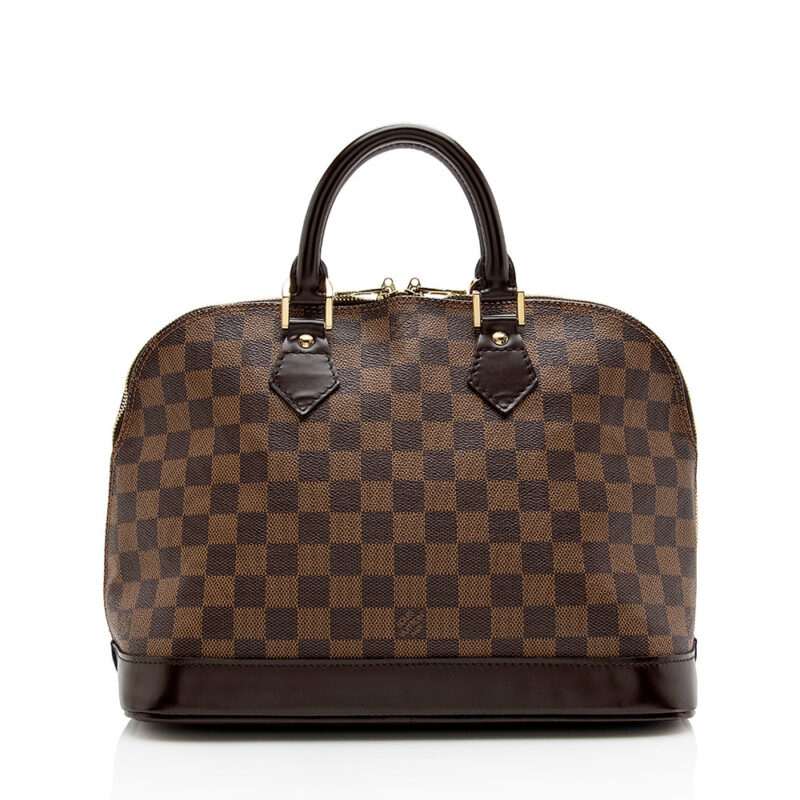 Louis Vuitton Damier Ebene Alma PM Satchel (SHF-16318) AWE - Image 2