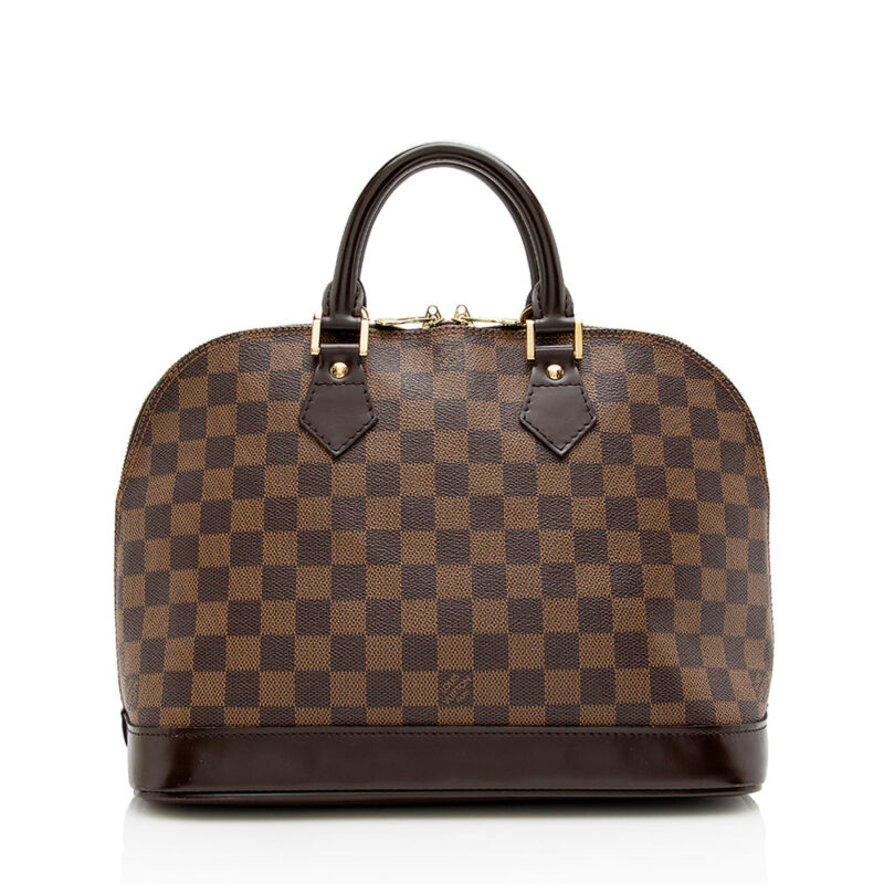 Louis Vuitton Damier Ebene Alma PM Satchel (SHF-16318) AWE - Image 13
