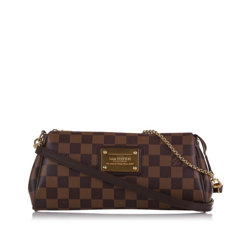 Louis Vuitton Damier Ebene Eva (SHG-HKMNfl) AWE - Image 9