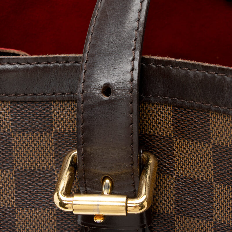 Louis Vuitton Damier Ebene Hampstead MM Tote (SHF-20804) AWE - Image 15