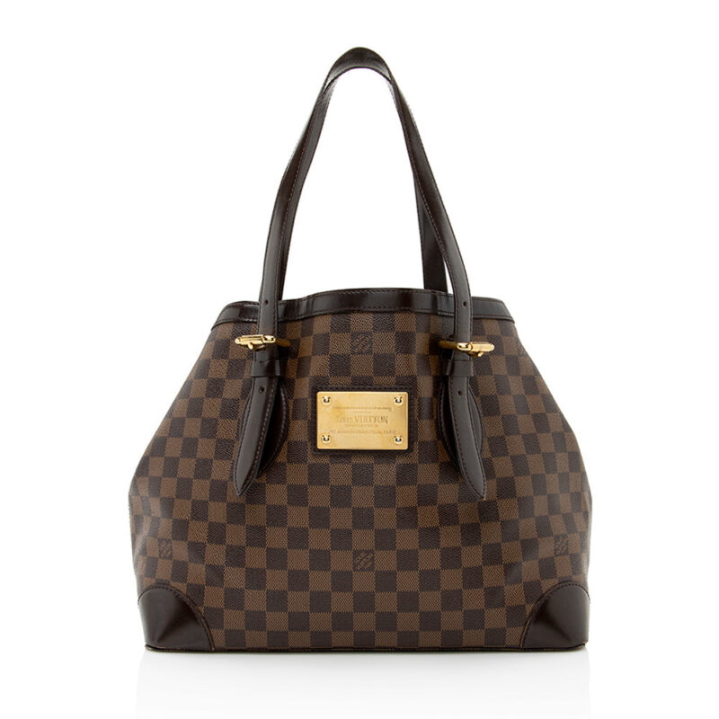 Louis Vuitton Damier Ebene Hampstead MM Tote (SHF-20804) AWE - Image 18
