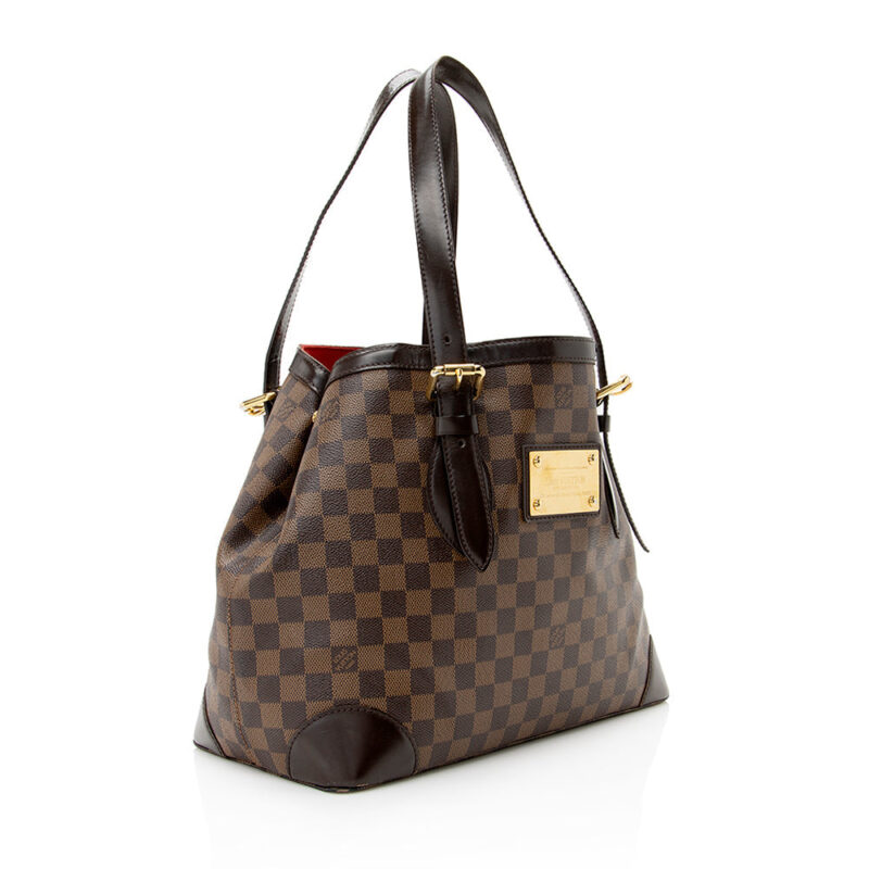 Louis Vuitton Damier Ebene Hampstead MM Tote (SHF-20804) AWE