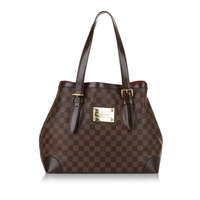 Louis Vuitton Damier Ebene Hampstead MM (SHG-34350) AWE - Image 7