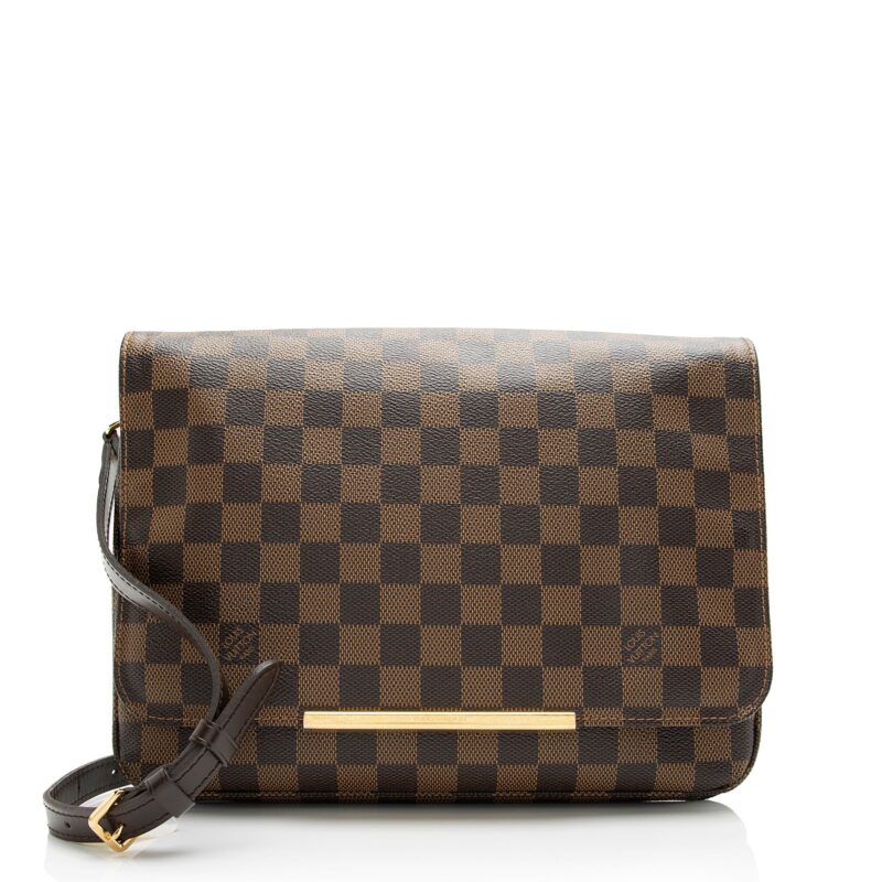 Louis Vuitton Damier Ebene Hoxton GM Shoulder Bag (SHF-23763) AWE - Image 13