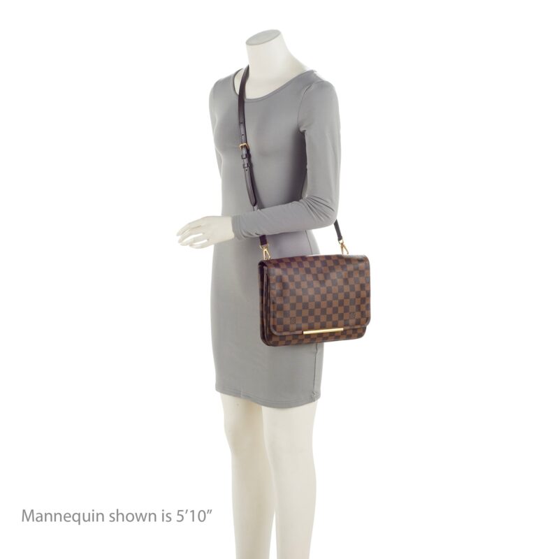 Louis Vuitton Damier Ebene Hoxton GM Shoulder Bag (SHF-23763) AWE - Image 4