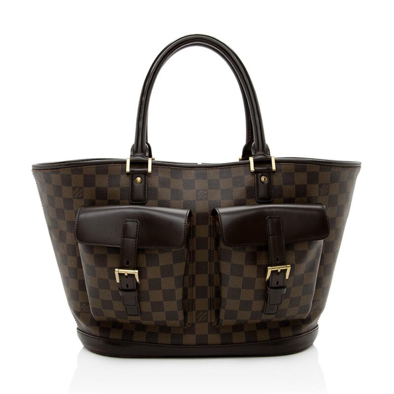 Louis Vuitton Damier Ebene Manosque GM Tote (SHF-14599) AWE