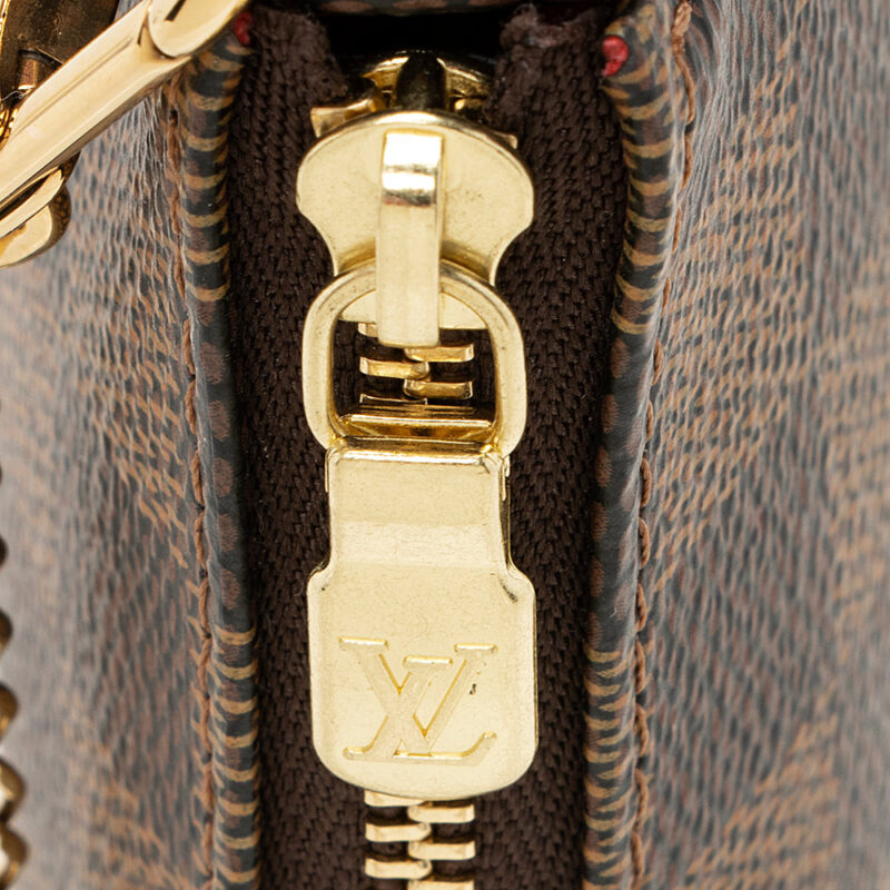 Louis Vuitton Damier Ebene Mini Pochette Accessoires (SHF-21962) AWE - Image 7