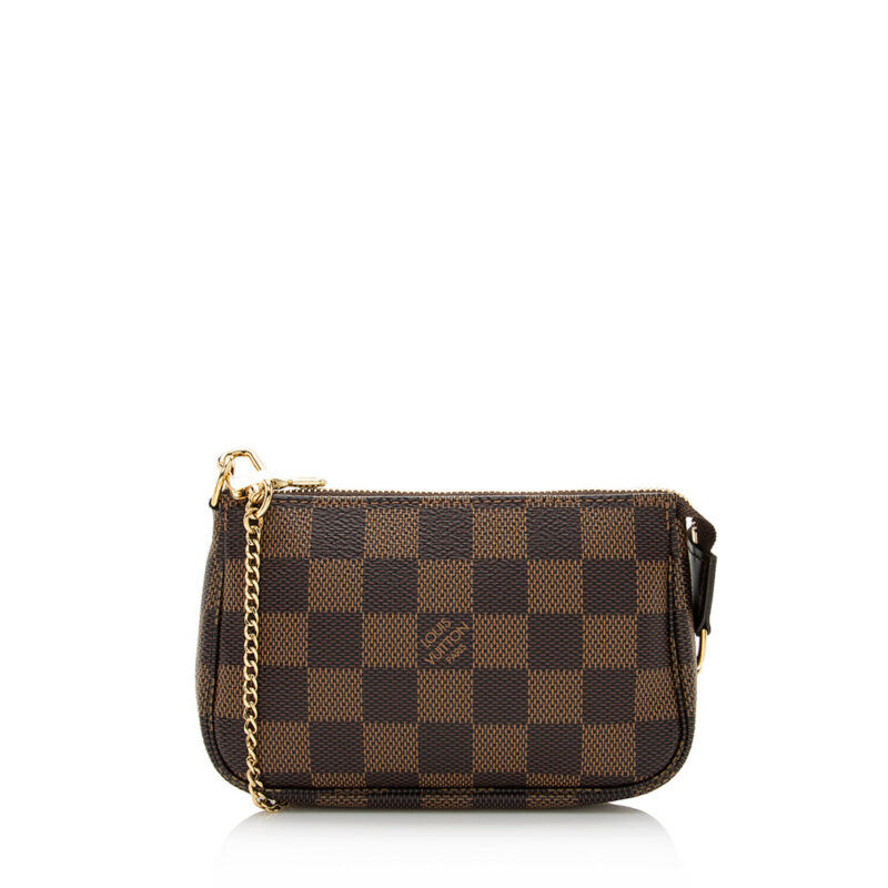 Louis Vuitton Damier Ebene Mini Pochette Accessoires (SHF-21962) AWE - Image 9