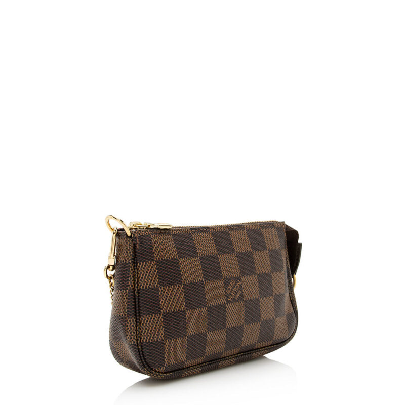 Louis Vuitton Damier Ebene Mini Pochette Accessoires (SHF-21962) AWE