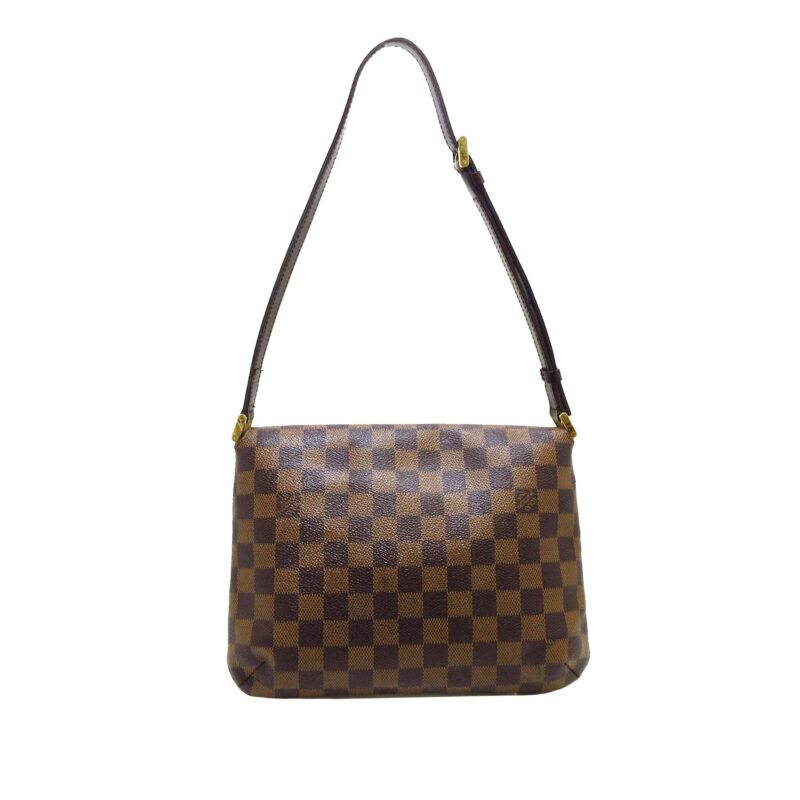 Louis Vuitton Damier Ebene Musette Tango Short Strap (SHG-e3sq6r) AWE - Image 2