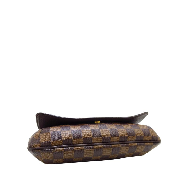 Louis Vuitton Damier Ebene Musette Tango Short Strap (SHG-e3sq6r) AWE - Image 3