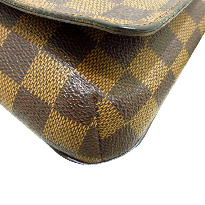 Louis Vuitton Damier Ebene Musette Tango Short Strap (SHG-e3sq6r) AWE - Image 8
