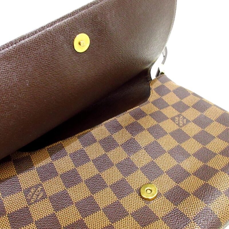 Louis Vuitton Damier Ebene Musette Tango Short Strap (SHG-e3sq6r) AWE - Image 9